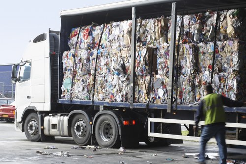 Modern waste management facilities in the area